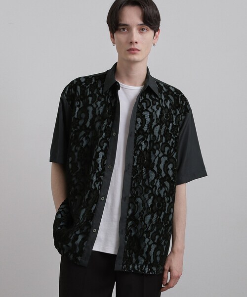 総レースパイピング半袖BL レースパイピング半袖トップス – WEGO ONLINE STORE