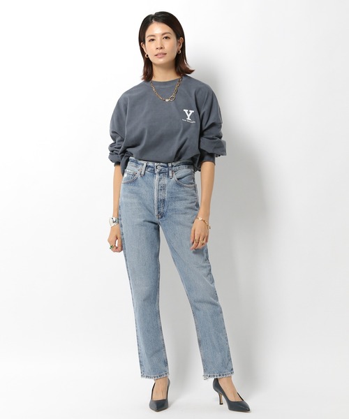 「AGOLDE」 デニムパンツ 25inch ライトブルー レディース_画像4