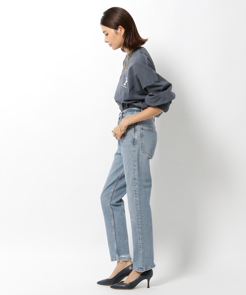 「AGOLDE」 デニムパンツ 25inch ライトブルー レディース_画像5