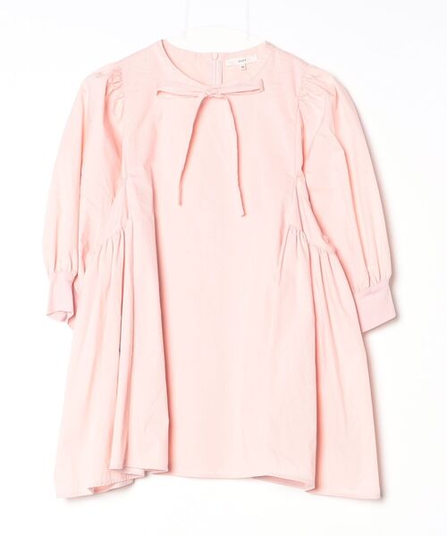 Yori リボン半袖ブラウス 38 ピンク レディース : ZOZOTOWN Yahoo!店 