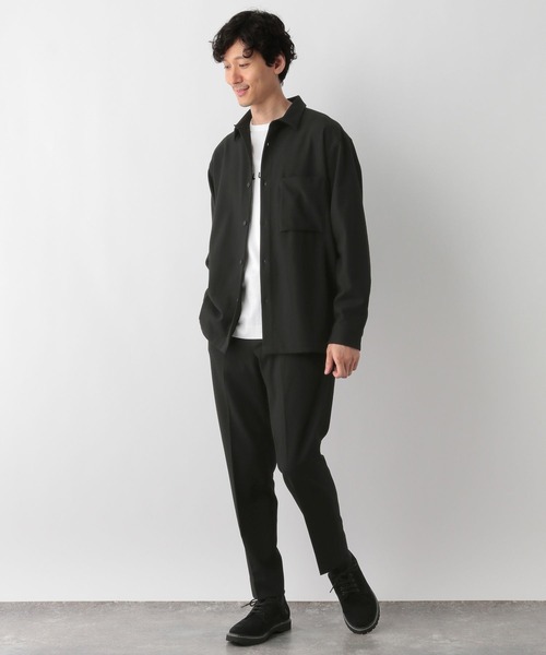 「GLOBAL WORK」 スラックス SMALL ブラック メンズ_画像3
