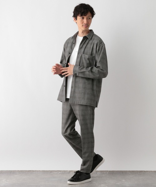 「GLOBAL WORK」 スラックス SMALL ブラック メンズ_画像7