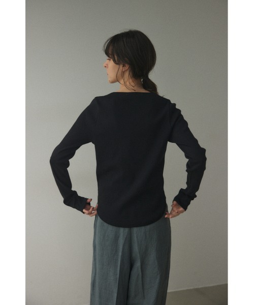 「BLACK BY MOUSSY」 長袖カットソー FREE ブラック レディース_画像3
