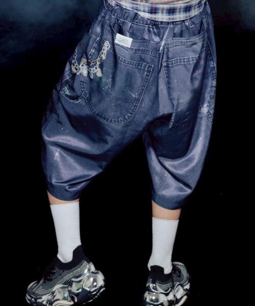 パンツ TALKING ABOUT THE ABSTRACTION/トーキングアバウトジアブストラクション/別注BAGGY SHORTS メンズの画像