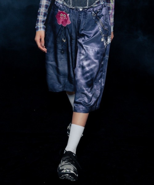 パンツ TALKING ABOUT THE ABSTRACTION/トーキングアバウトジアブストラクション/別注BAGGY SHORTS メンズの画像