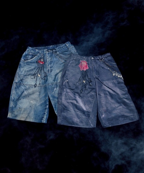 パンツ TALKING ABOUT THE ABSTRACTION/トーキングアバウトジアブストラクション/別注BAGGY SHORTS メンズの画像