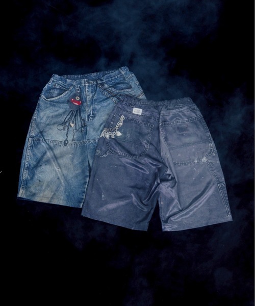 パンツ TALKING ABOUT THE ABSTRACTION/トーキングアバウトジアブストラクション/別注BAGGY SHORTS メンズの画像