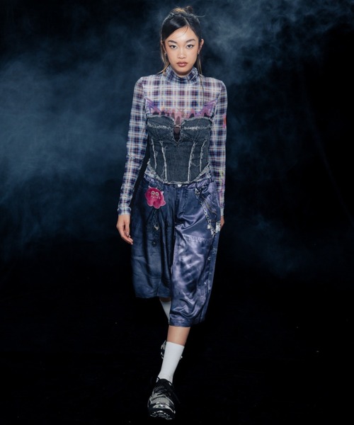 パンツ TALKING ABOUT THE ABSTRACTION/トーキングアバウトジアブストラクション/別注BAGGY SHORTS メンズの画像