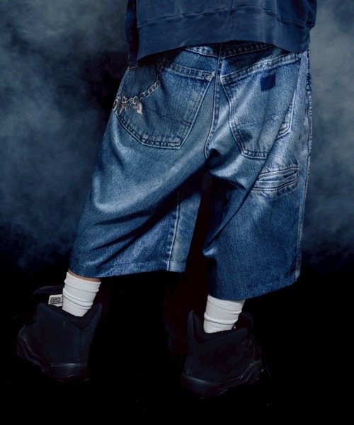 パンツ TALKING ABOUT THE ABSTRACTION/トーキングアバウトジアブストラクション/別注BAGGY SHORTS メンズの画像