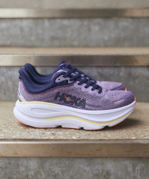 HOKA WBONDI 9スニーカーパープル23㎝女性用価格コメント相談可能 HOKA ONEONE（ホカ オネオネ） hoka スニーカー W BONDI 9 1162012-BJM