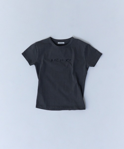「JOSE MOON」 半袖Tシャツ FREE チャコールグレー レディース_画像9