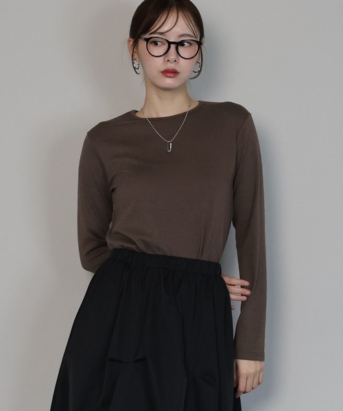 「J by blue」 「able&co」長袖カットソー MEDIUM アイボリー レディース_画像2