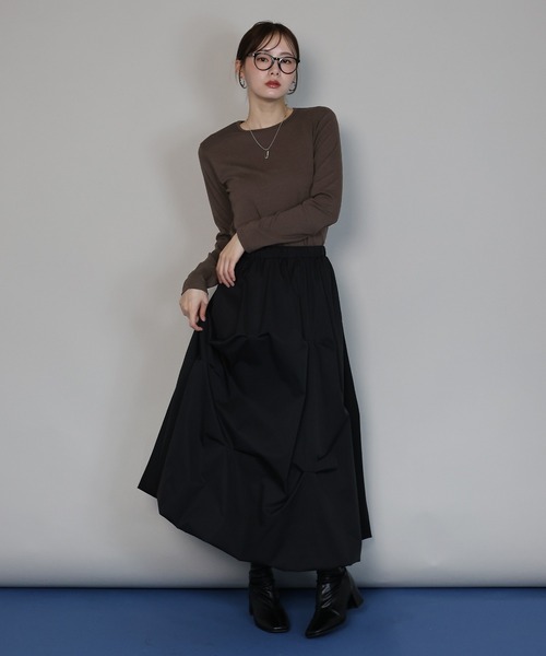 「J by blue」 「able&co」長袖カットソー MEDIUM アイボリー レディース_画像3