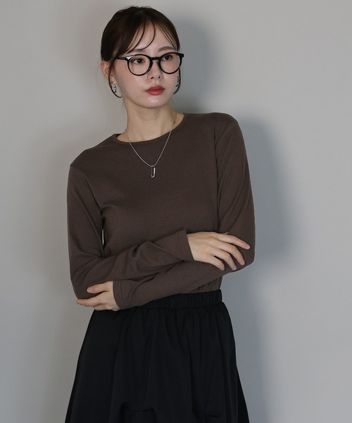 「J by blue」 「able&co」長袖カットソー MEDIUM アイボリー レディース_画像6
