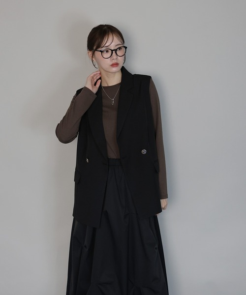 「J by blue」 「able&co」長袖カットソー MEDIUM アイボリー レディース_画像7