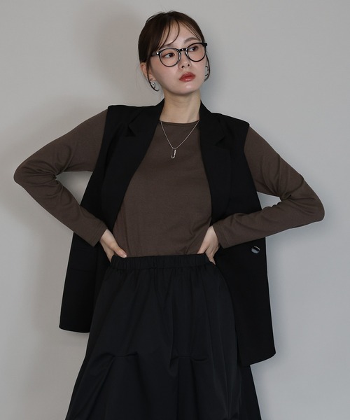 「J by blue」 「able&co」長袖カットソー MEDIUM アイボリー レディース_画像8