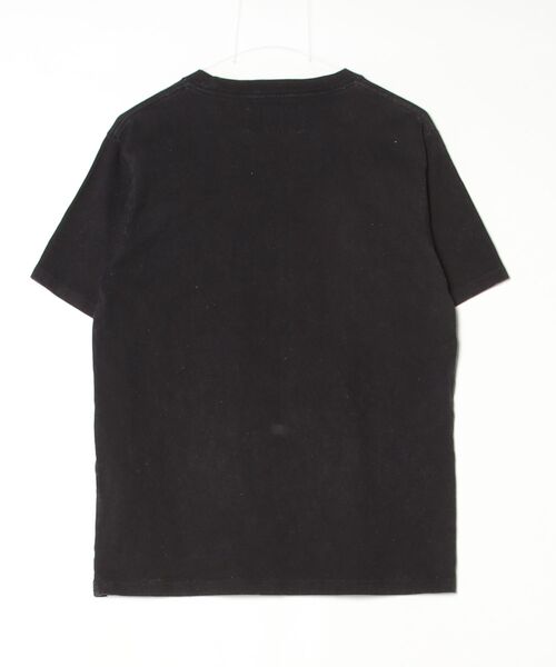 「UNIVERSAL OVERALL」 刺繍半袖Tシャツ M ブラック メンズ_画像2