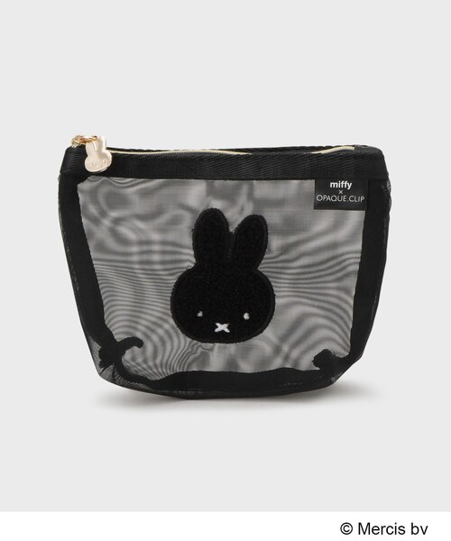 Miffy（ミッフィー） ポーチ 「miffy」さがら刺繍チュールメッシュ