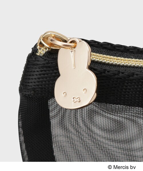 Miffy（ミッフィー） バッグインバッグ ポーチ 「miffy」さがら刺繍
