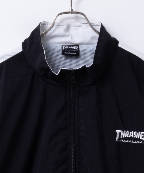 「THRASHER」 ブルゾン L ブラック×グレー メンズ_画像2