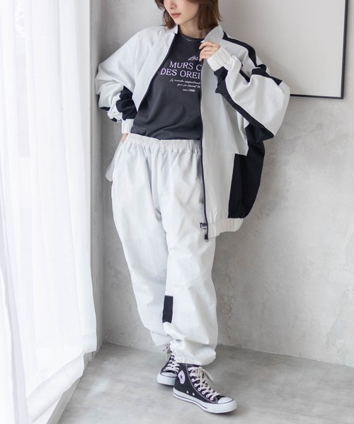 「THRASHER」 ブルゾン L ブラック×グレー メンズ_画像7