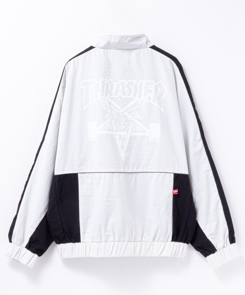 「THRASHER」 ブルゾン L ブラック×グレー メンズ_画像8