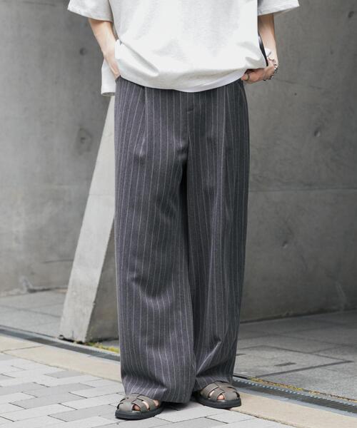 SENSE OF PLACE by URBAN RESEARCH ワイドパンツ パンツ ピン