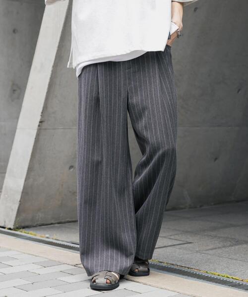 SENSE OF PLACE by URBAN RESEARCH ワイドパンツ パンツ ピン