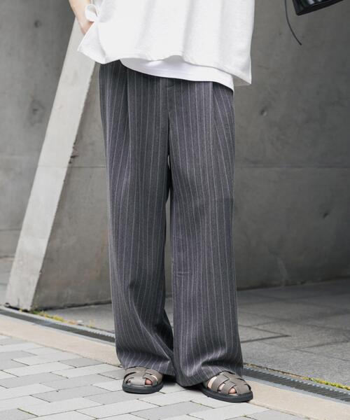 SENSE OF PLACE by URBAN RESEARCH ワイドパンツ パンツ ピン