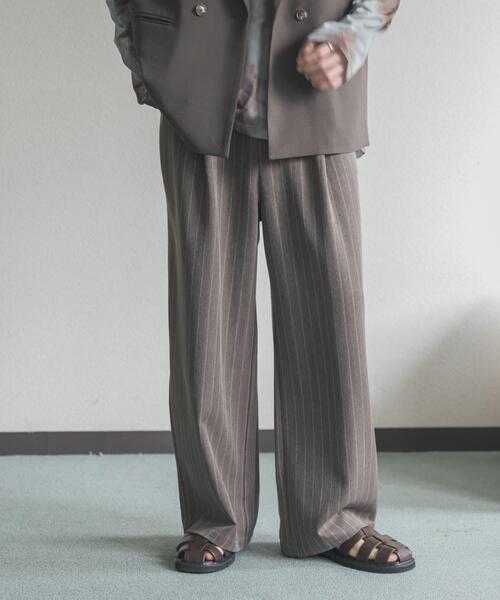 SENSE OF PLACE by URBAN RESEARCH ワイドパンツ パンツ ピン