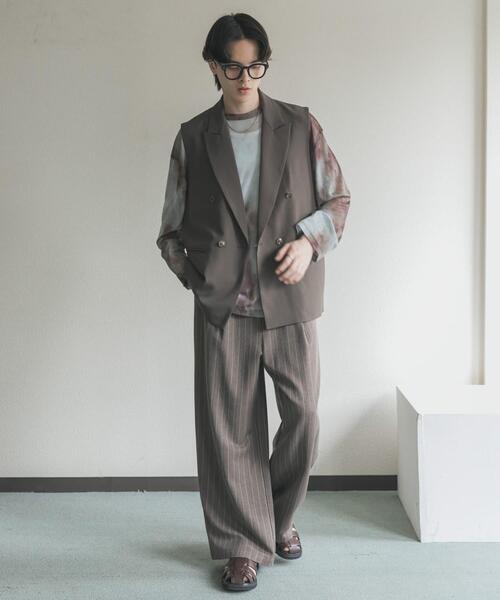 SENSE OF PLACE by URBAN RESEARCH ワイドパンツ パンツ ピン