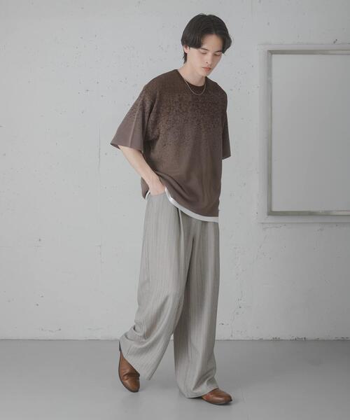 SENSE OF PLACE by URBAN RESEARCH ワイドパンツ パンツ ピン