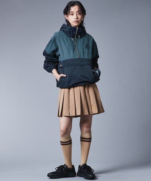 「CHIC STYLE」 プリーツスカート LL ベージュ レディース_画像4