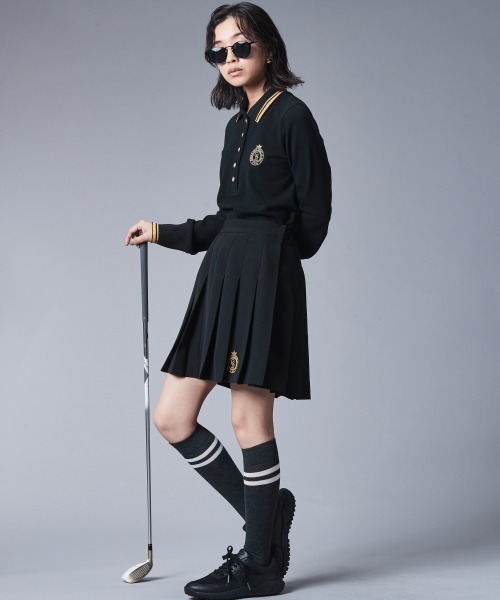 「CHIC STYLE」 プリーツスカート LL ベージュ レディース_画像5