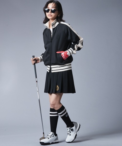 「CHIC STYLE」 プリーツスカート LL ベージュ レディース_画像6