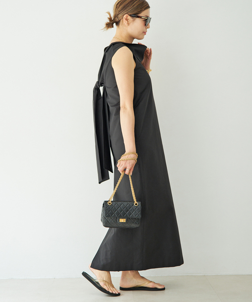 ワンピース 「THELOOM ATELIER/ザ ルーム アトリエ」 BAND DRESSの画像