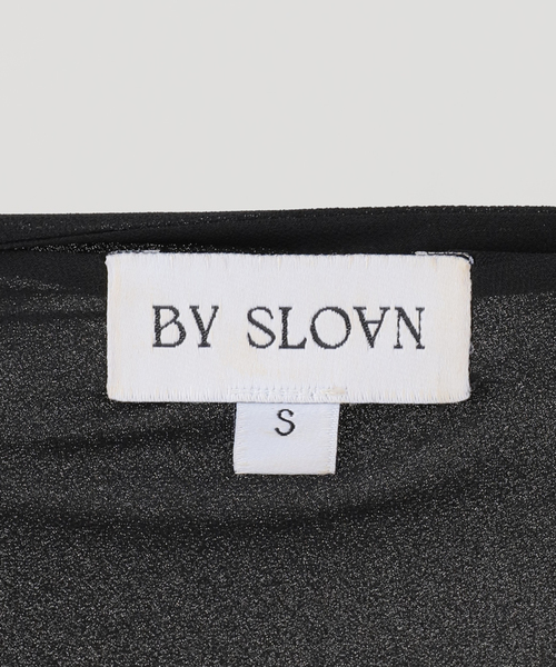 ブラウス シャツ 「BY SLOAN/バイ スローン」Georgette Knot Twist Top レディースの画像