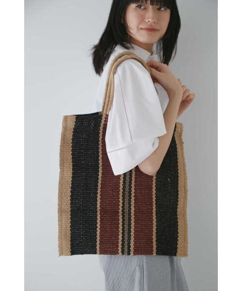 「MAISON BENGAL」 トートバッグ フリ- ブラック系その他3 レディース_画像2