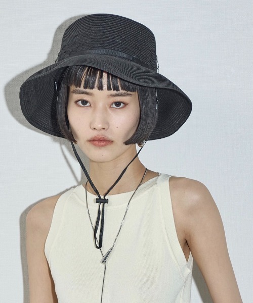 「THE YOn」 ストローハット FREE ナチュラル レディース_画像4
