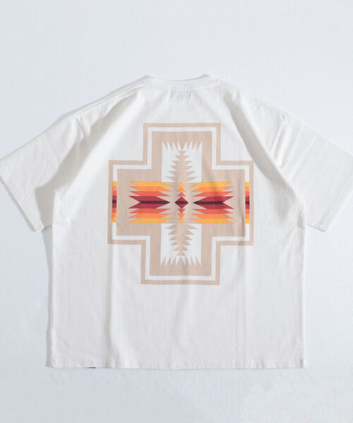 「PENDLETON」 半袖Tシャツ X-LARGE オフホワイト メンズ_画像2