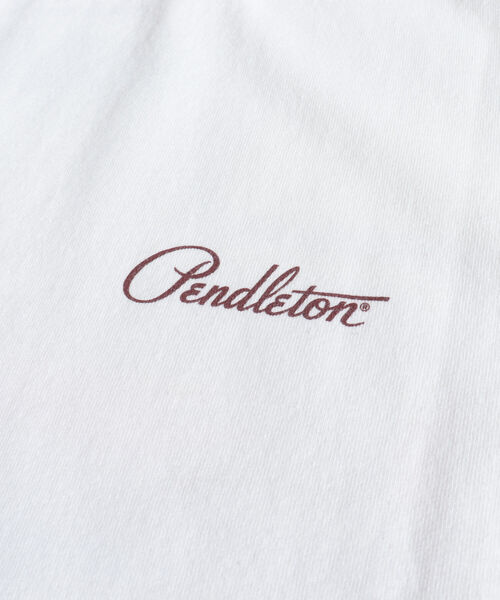 「PENDLETON」 半袖Tシャツ X-LARGE オフホワイト メンズ_画像6