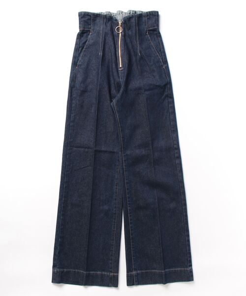 「31 Sons de mode」 デニムパンツ 38 ダークインディゴブルー レディース_画像4