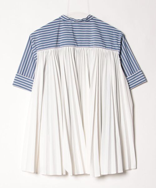 「UNITED ARROWS」 半袖ブラウス 36 ブルー レディース_画像2