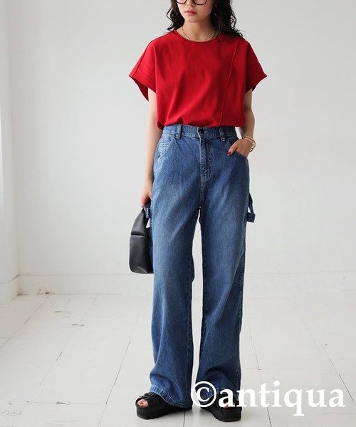 「antiqua」 デニムパンツ LARGE ブルー系その他2 レディース_画像6
