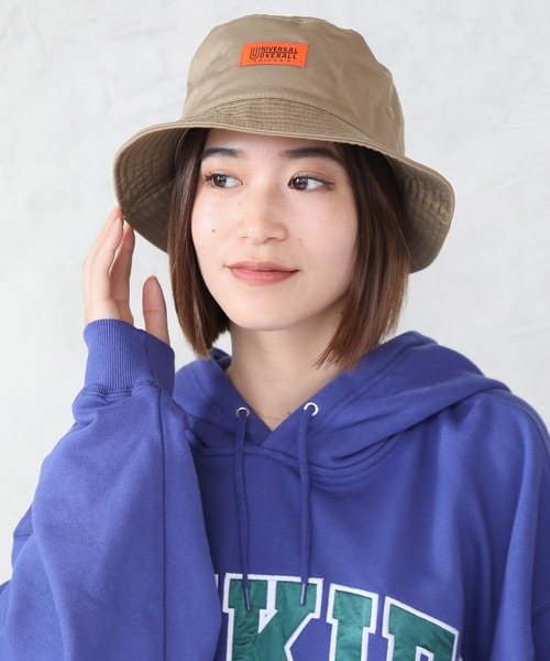 「UNIVERSAL OVERALL」 ハット 58cm ベージュ メンズ_画像3