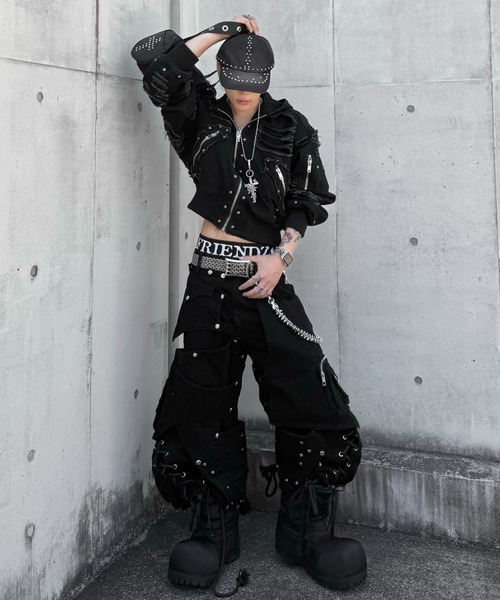 UNIZ ワイドパンツ ジーンズ 「UNIZ」Dragon Slayer Hood Pants