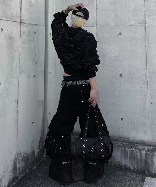 UNIZ ワイドパンツ ジーンズ 「UNIZ」Dragon Slayer Hood Pants