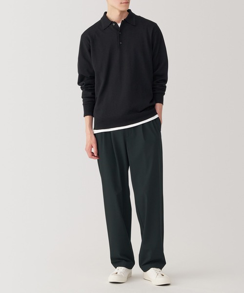 「無印良品」 パンツ L ブラック メンズ_画像2
