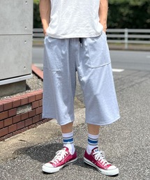 BEATJIVE パンツ ストレッチジャージ素材 ワイドパンツ バギー