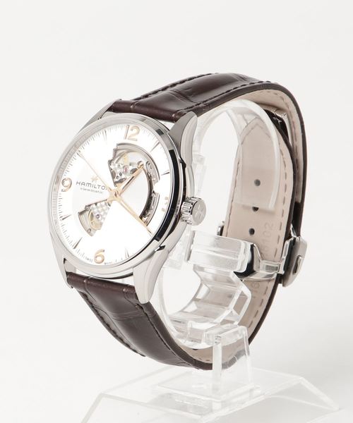 腕時計 HAMILTON 「ハミルトン」 腕時計 Jazzmaster （ジャズマスター） Open Heart オート 自動巻き 42MM レザーベの画像